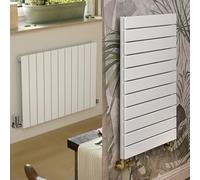 Terma Radiator (Cen./Heating), Steel, White RAL 9016, 600h x 810w (mm) Single Panel [1903 BTUs t50]