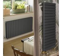 Terma Radiator Forte (Double Panel), 600H X 1254W (mm), Metallic Grey