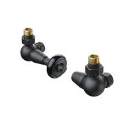 Terma Radiator Valves, Matt Black