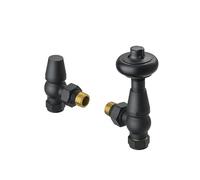 Terma Radiator Valves, Matt Black