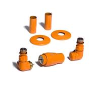 Terma Radiator Valves, RAL 2003 (Matt) Orange