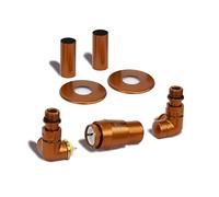 Terma Radiator Valves, True Copper