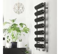 Terma Ribbon Grey Electric & Gas Flat Towel Warmer (W)500mm X (H)930mm
