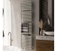 Terma Rolo Grey Electric & Gas Flat Towel Warmer (W)520mm X (H)1800mm