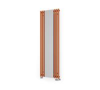 Terma Rolo Mirror Matt Copper Vertical Designer Radiator, (W)590mm X (H)1800mm