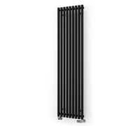 Terma Rolo Room Black Electric Horizontal Or Vertical Designer 3519Btu Radiator, (W)480mm X (H)1800mm