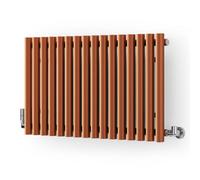 Terma Rolo Room Copper Hydronic Horizontal Designer 2015Btu Radiator, (W)865mm X (H)500mm