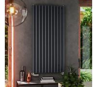 Terma Rolo Room Dark Grey Hydronic Horizontal Or Vertical Designer 3028Btu Radiator, (W)590mm X (H)1200mm