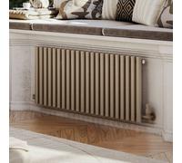 Terma Rolo Room Brown Hydronic Horizontal Designer 2768Btu Radiator, (W)1195mm X (H)500mm