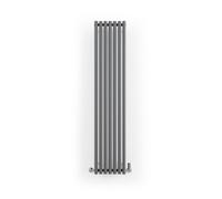 Terma Rolo Room Wgror180037 Kdgruc01 Modern Grey Horizontal Or Vertical Designer 2734Btu Radiator, (W)370mm X (H)1800mm