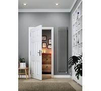 Terma Rolo Room Wlror180037 Ssppesmobp01 Salt N Pepper Electric Vertical Designer Radiator, (W)370mm X (H)1800mm