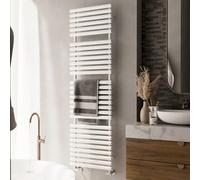 Terma Rolo White Electric & Gas Flat Towel Warmer (W)520mm X (H)1800mm