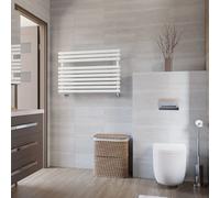 Terma Rolo White Electric & Gas Towel Warmer (W)900mm X (H)590mm