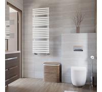 Terma Rolo White Hydronic Towel Warmer (W)520mm X (H)1360mm