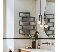 Terma Towel Rail (Cen./Heating), Steel, Storm Sky Grey, 655h x 500w [1278 BTUs t50]