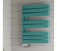 Terma Warp S T-Rail Teal Electric & Gas Flat Towel Warmer (W)500mm X (H)655mm