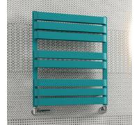 Terma Warp T Bold Teal Hydronic Flat Towel Warmer (W)500mm X (H)655mm