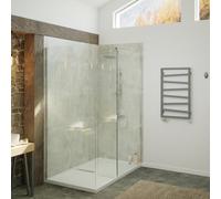 Terma Towel Rail (Cen./Heating), Steel, Salt n Pepper, 835h x 500w [1091 BTUs t50]