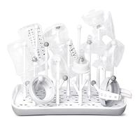 Termichy Baby Bottle Dryer Rack with Removable Water Tray, Baby Drying Rack Ideal for Bottles, Teats, Cups, Pump Parts and Accessories Grey