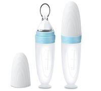 Termichy Fütterlöffel Baby, 90 ml Flasche Squeeze Feeder, Baby Getreide Fütterungs Flasche, Reis Müsli Püree Fläschen für Kleinkinder