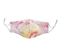 Termin8 Adult Face Mask Tie Die Three Layer Light Weight And Reusable, Orange