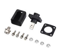 Terminal Block Connectors 50A with 600VAC Rating, Dielectric Strength ≥3000VAC, Snap-On Cover, Red/Black Options for Energy Storage and Battery Systems (B)