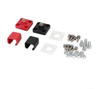 Terminal Block IP67 Waterproof High Power Connector 80A-250A Red Black for Forklifts Railway Machinery Industrial Wiring Standard Size(100A)