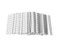 Terminal Block Marking Labels 100Pcs Heat Resistant Nylon Tags for UK10N Terminal Blocks Easy Cutting Organization and Wiring Management
