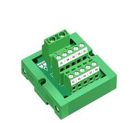 Terminal Block Row Single phase One-in Ten-out Connection Distribution Box Power Cabinet Zero Line DIN Rail Mount