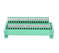 Terminal Block Wire Connector PLC Module DB37P 35mm DIN Rail Supplies Durable Compact Design for PLC Servo System DC Motor Solenoid Valve CNC Machine Inverter