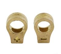 Terminal Charging Brass Battery Starting Clamps Cables Post Connectors 1719mm Inner Diameter for Car Truck Bus 2pcs Pure Top