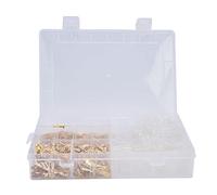 Terminal Connector Kit 720 Pcs Brass Wire Terminals with Insulating Sleeves for Automotive Electrical and Marine Applications