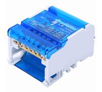 Terminal Distribution Box Junction Box, 4-Level 125A 500V with Brass Conductive Retardant Housing for Electrical Engineering