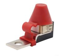 Terminal Fuse Block,Waterproof Battery Fuse Holder, 60A-300A DC Terminal Mount with M8 Studs, for Car Audio, Marine, RV, Solar Battery Bank, Thermal Resistant Base, 58V Rated(300A)