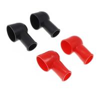 Terminal Insulating Cover 4pcs Rubber Lug Protector Sleeve 20x12mm | These silicone rubber covers protect vehicle terminals from accidental short circuits and sparks.