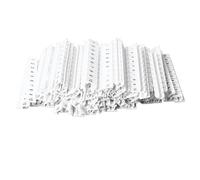 Terminal Marker Strip Blocks Labels Marking Heat Resistant Nylon for Identifying UK6N Terminal, Press-in Installation [Electrical Wiring]