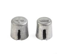 Terminal Post Adaptor Set for 6V 12V Batteries Made from Alloy Converts Positive to Negative Terminal in Various Vehicle Types E8U8