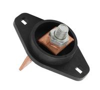Terminal Power Output 241433 with Polarity Reversing Switch for Miller Blue Star 185, 185 DX, 400, X Pro, Bobcat 250, Trailblazer 275/325 - High-Temp Metal Construction, Standard Black