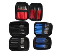 Terminal Removal Tool Kit 21PC for Efficient Electrical Pin Extraction and Connector Repair in Vehicles and Industrial Equipment (Black)