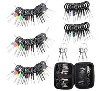 Terminal Removal Tool Kit 82 Pcs Depinning Tool Electrical Connector Pin Removal Extractor Kit Terminal Release Tool Set for Automotive Car