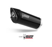 Full Exhaust Mivv Mover Steel Black Honda Sh 300 2007 > 2020