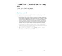 Terminally Ill Adults (End of Life) Bill Explanatory Notes (House of Lords) HLB 112-EN