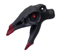 Termination Whistle - Strong whistle, horror ornament in the form of a raven skull | Noise generator with scary sound, joke toy with loud screams for home encha