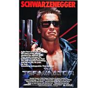 Terminator 01 RED391 A5 Poster on Canvas - Borderless Movie Art Cult Film Images Classic Iconic 70s 80s 90s Vintage Retro Home Wall Decor Pictures Printing Modern Artwork Aesthetic Reproduction