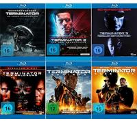 Terminator 1 + 2 + 3 + 4 + 5 + 6 Uncut Editon [6 Blu-ray Set]