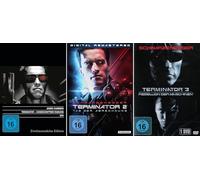 Terminator 1 2 3 Uncut Arnold Schwarzengengger 3 DVD Collection