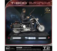 Terminator 2 Exclusive T-800 On Motorcycle Limited Signature Edition Statue by Darkside Collectibles Studio