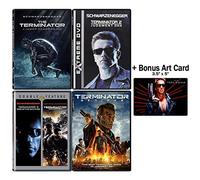 Terminator: Complete Movie Series DVD Collection - 5 Films (The Terminator / Judgement Day / Rise of the Machines / Salvation / Genisys) + Bonus Art Card