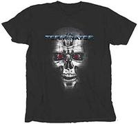 Terminator Endoskeleton Face Washed Black T-Shirt Tee [Apparel]