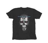 Terminator Endoskeleton Face Washed Black T-Shirt Tee [Apparel]